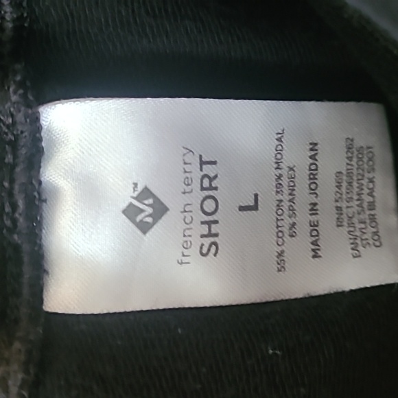 Lot of 2 members mark french terry shorts, women's, large - Picture 3 of 3